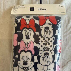 GAP × Disney Minnie Mouse 2-Piece Pajama Set | Girls 4Y | Long Sleeve & Pants |